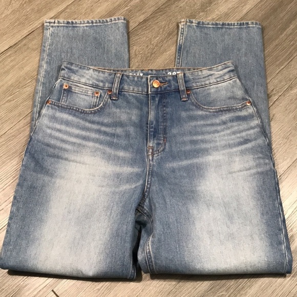 J.Crew Light Wash Curvy Straight High Rise Reimagined NWT Ankle Jeans #BA674 - Picture 7 of 13